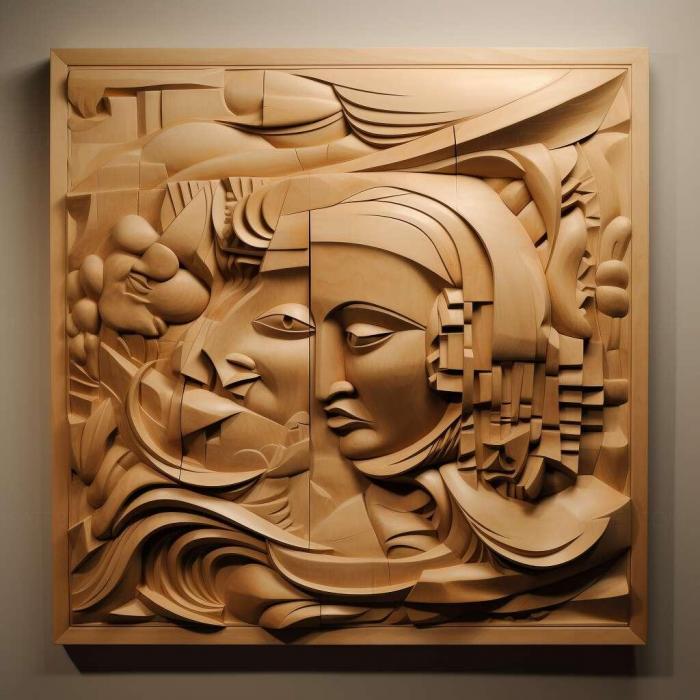 نموذج ثلاثي الأبعاد لآلة CNC 3D Art 